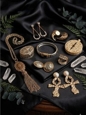 Two-Tone Baddie - Vintage Curated Jewelry Bundle